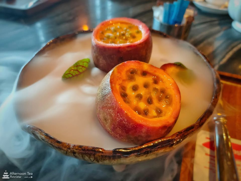 Passion fruit coconut sorbet