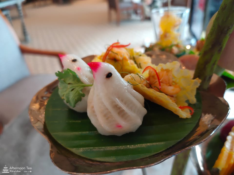 Thai Heritage Cold Savouries; ขนมเบื้องกุ้งหลวง & ขนมจีบนก