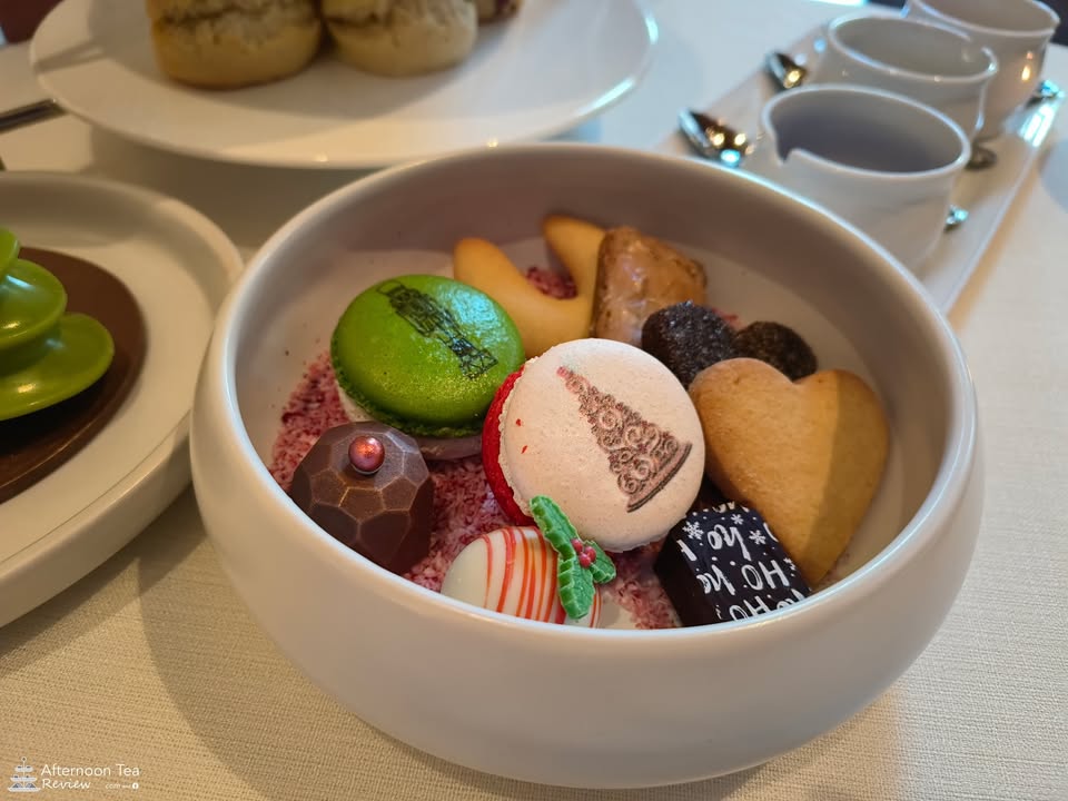 Assortment of Christmas Cookies Bowl